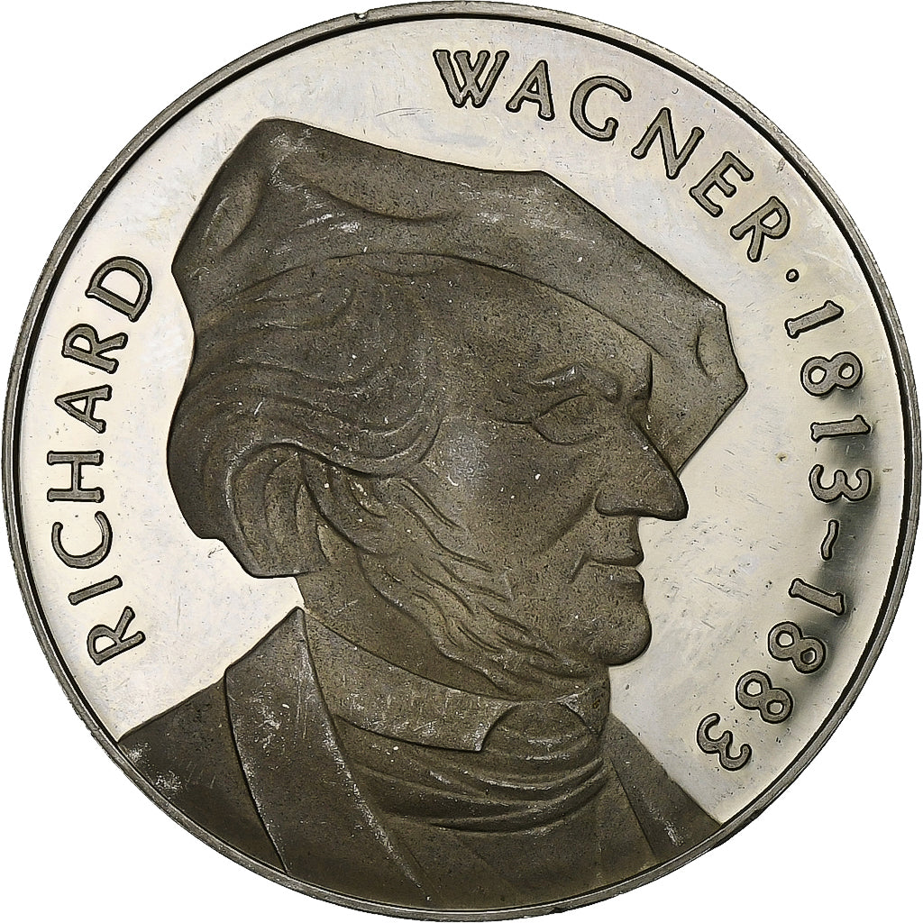 Germany, Medal, Musique, Richard Wagner, 1976, Silver, AU(50-53)