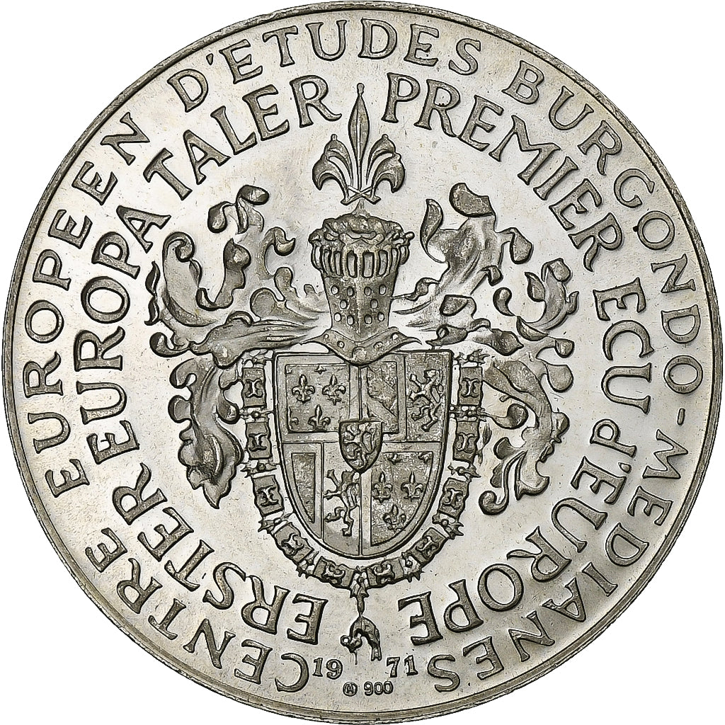 France, Médaille, Robert Schuman, Centre Européen d'études Burgondo-medianes