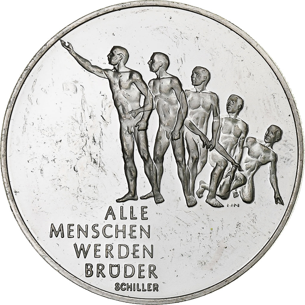 Germania, medaglia, Beitritt zu den Vereinten Nationen, 1973, Argento, BB+