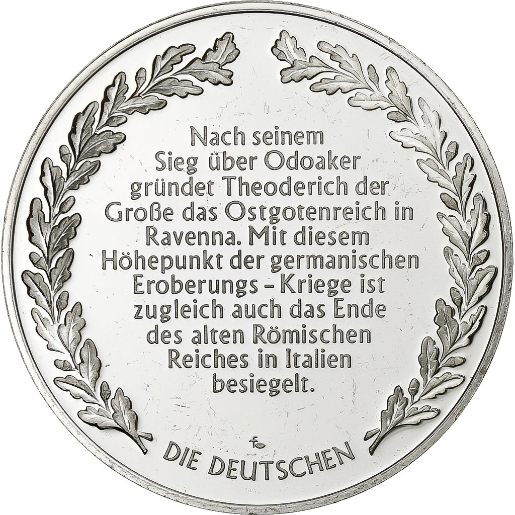 Allemagne, Médaille, Theoderich Zieht in Ravenna Ein, Argent, TTB+