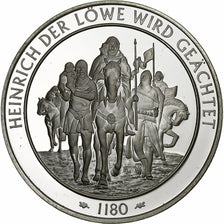 Germania, medaglia, Heinrich der Löwe wird Geächtet, Argento, BB+