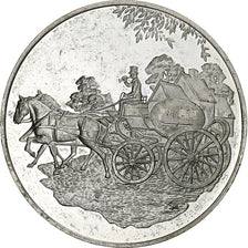 France, Medal, Exposition Philatélique Internationale HAFNIA, 1976, Silver