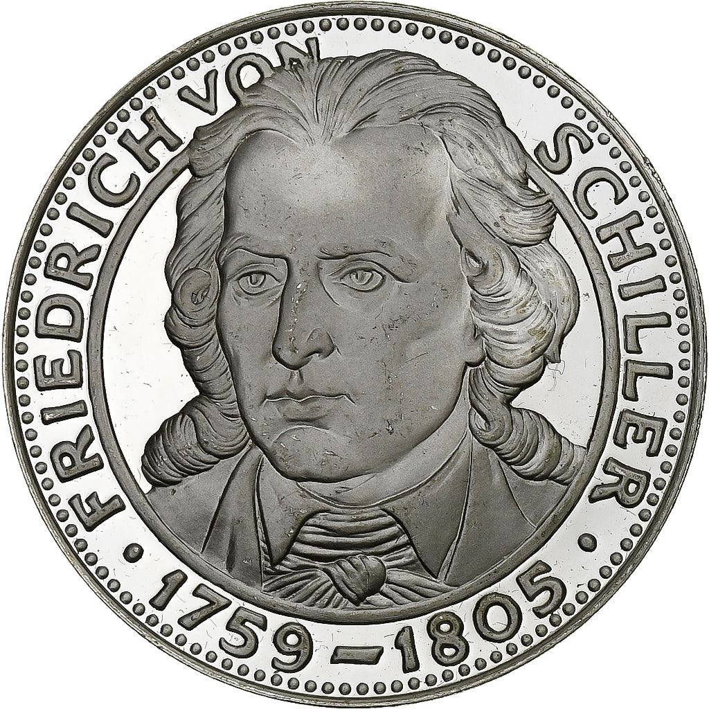 Germania, medaglia, Friedrich von Schiller, Argento, SPL-