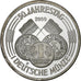 Germania, medaglia, 50 Jahrestag 1 Deutsche Münze, 2000, Argento, SPL