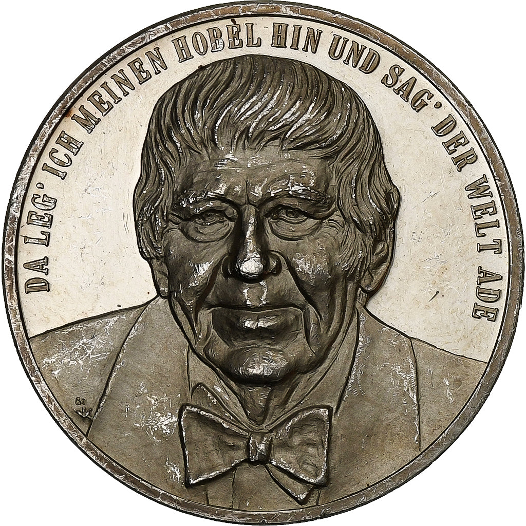 Allemagne, Médaille, Paul Hörbiger, 1981, Argent, TTB+