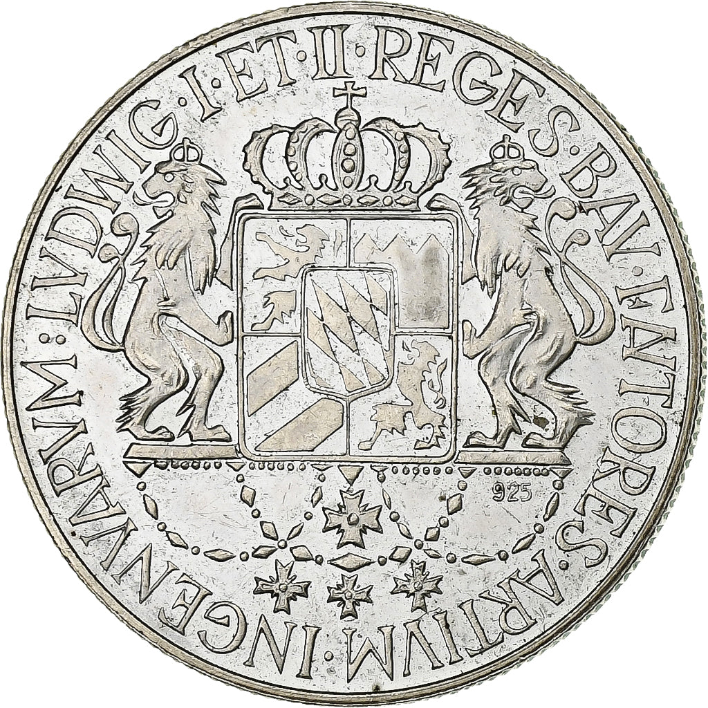 Germania, medaglia, Ludwig I et II, Argento, SPL-