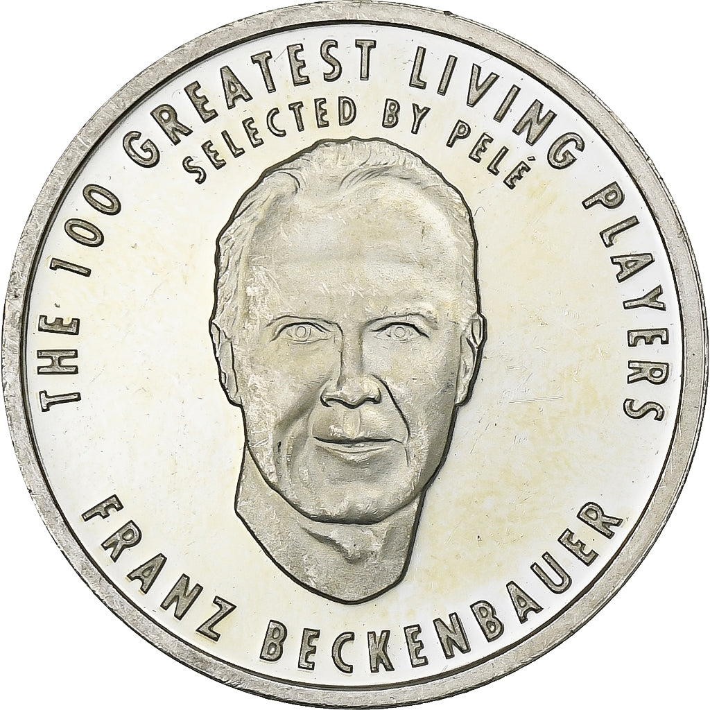 Deutschland, Medaille, Franz Beckenbauer, Silber, SS+