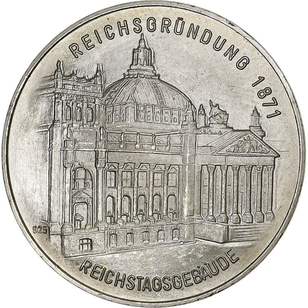 Allemagne, Médaille, Otto Bismarck, Reichgründung, Argent, SUP