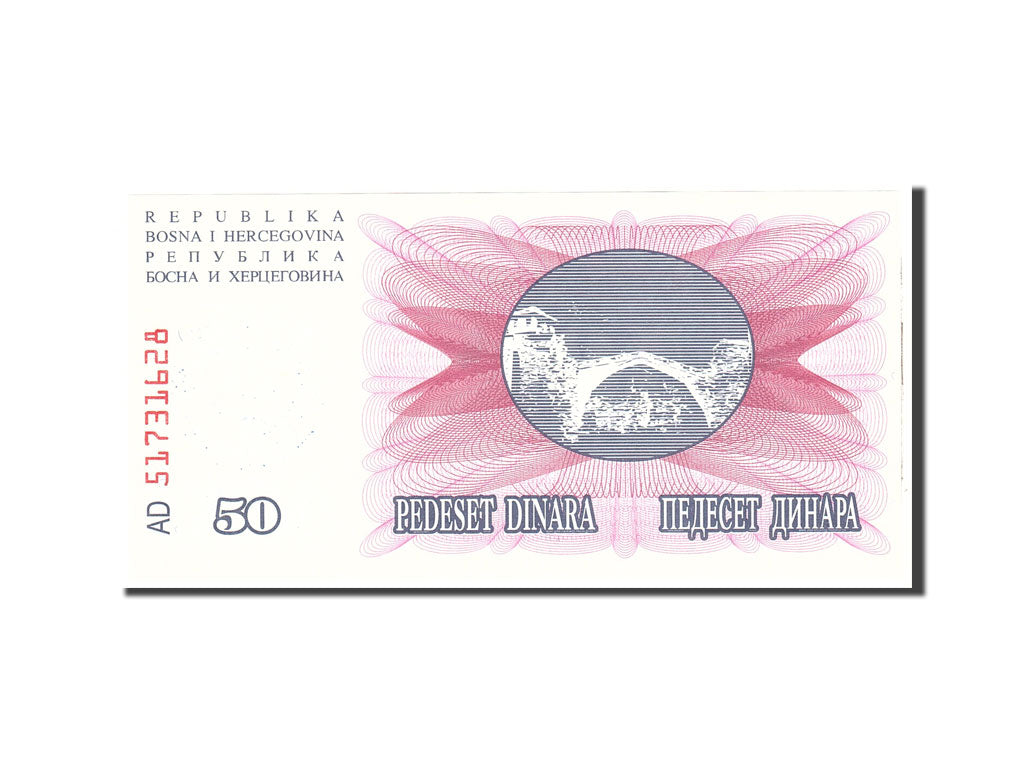 Banknote, Bosnia - Herzegovina, 50,000 Dinara, 1993, 1993-12-24, KM:55d
