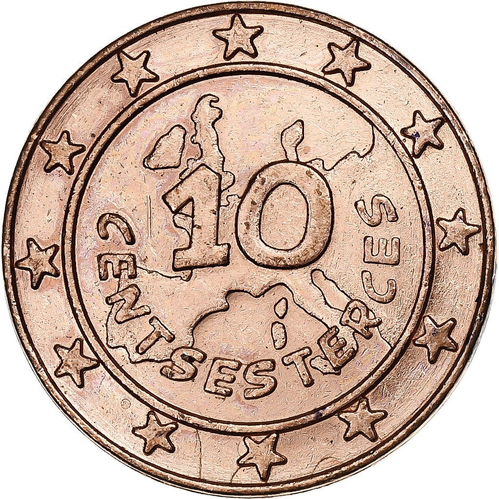 France, Token, 10 Centsesterces, Nutella, Falbala, Métal, EF(40-45)