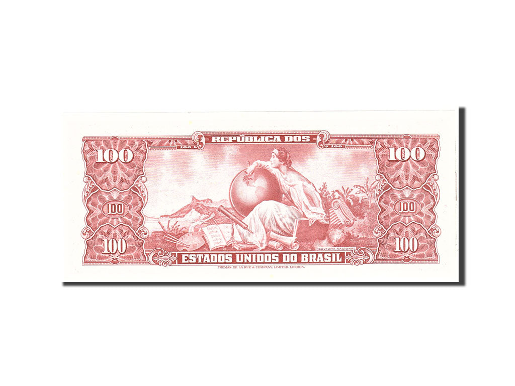 Brazil, 10 Centavos on 100 Cruzeiros, UNC(65-70)