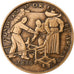 France, Token, Souvenir d'une visite à la Monnaie, Paris, 1960, Bronze, MS(63)
