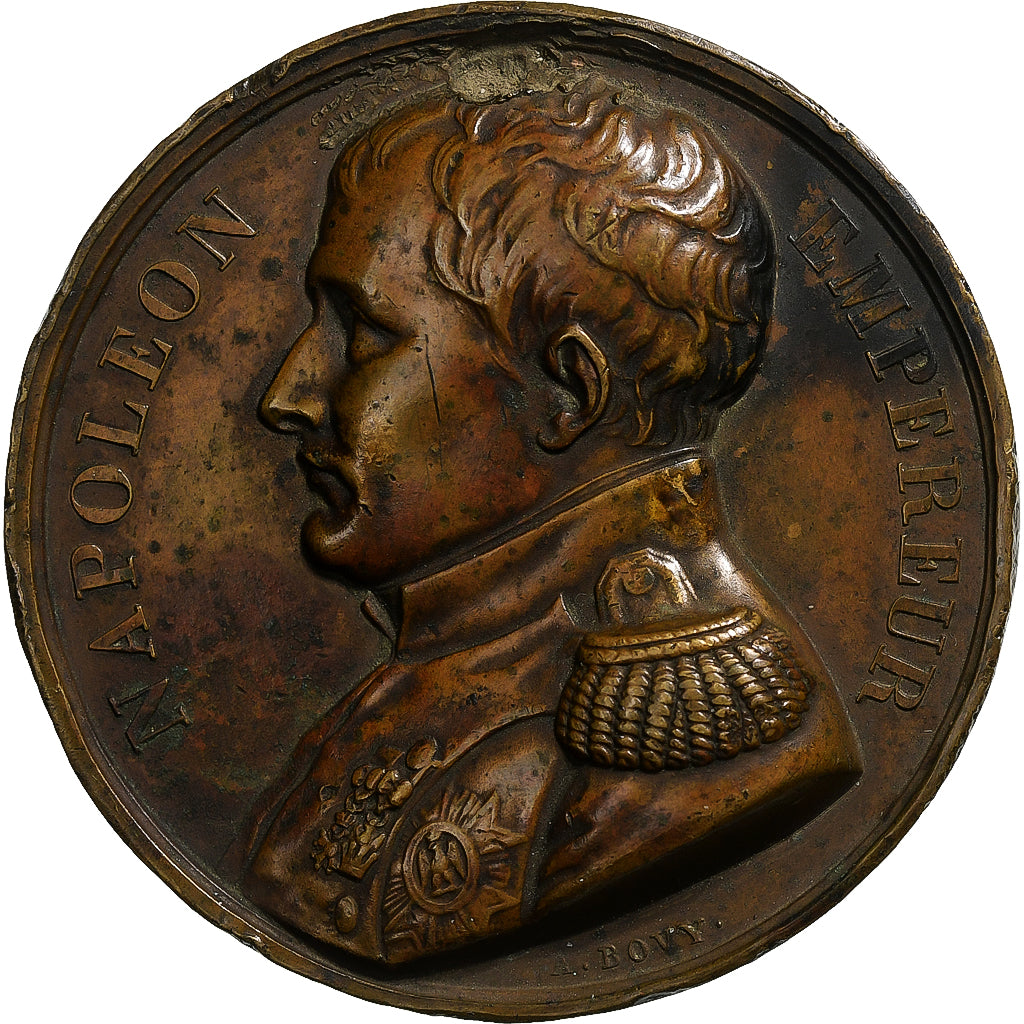 France, Medal, Napoléon Ier, Mémorial de St. Hélène, 1840, Copper, Bovy