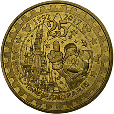 France, Token, Disneyland Paris -25ème anniversaire, 2017, Copper-nickel