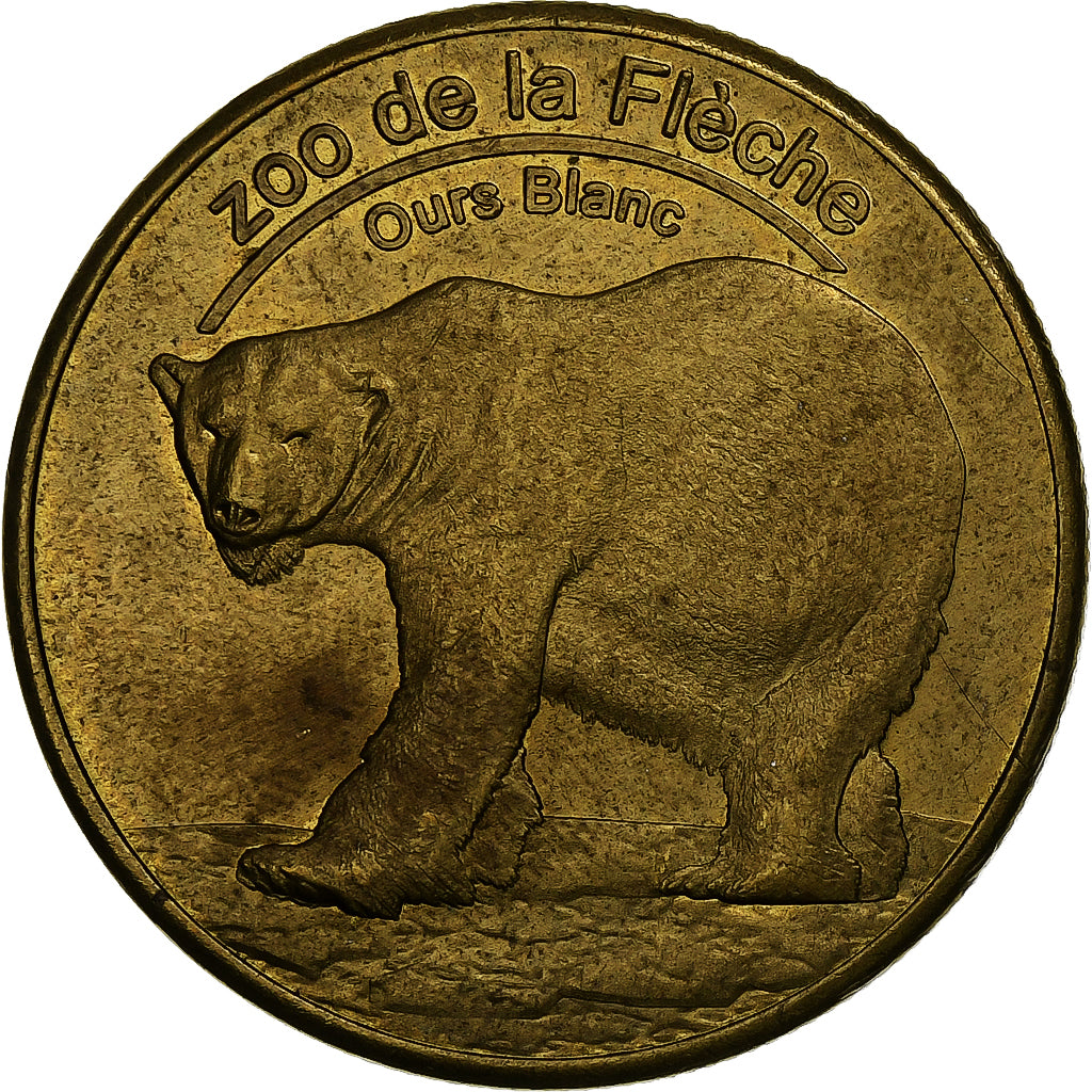 France, Jeton, Zoo de la Flèche - Safari Lodge - Ours Blanc, 2018, Cupro-nickel