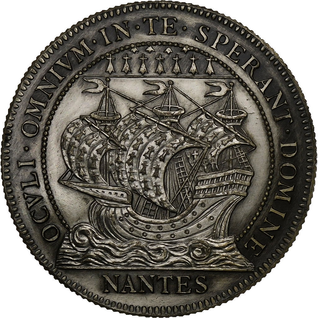 France, Token, Chambre au Tribunal de Commerce, Nantes, Silver, Flan brillant