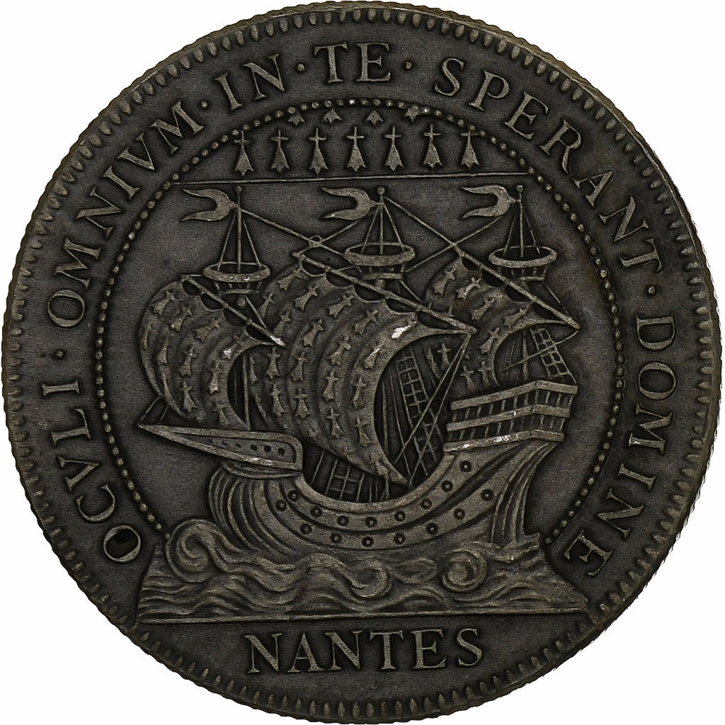 France, Jeton, Chambre au Tribunal de Commerce, Nantes, Argent, Flan mat, SPL