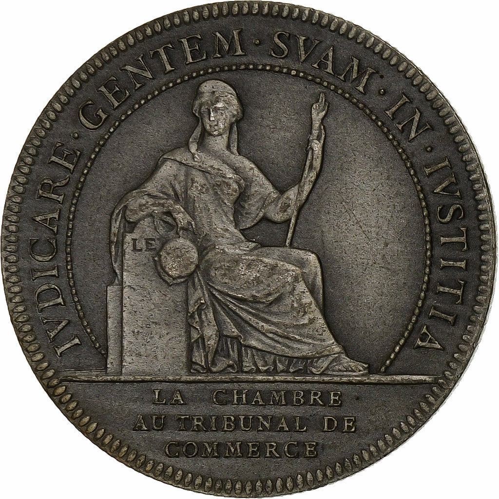 Francia, ficha, Chambre au Tribunal de Commerce, Nantes, Argento, Flan mat, SPL