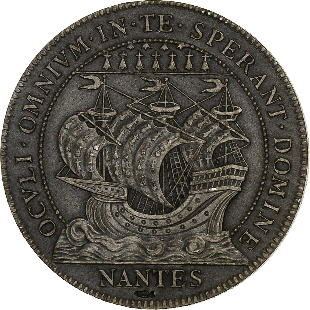 Francia, ficha, Chambre au Tribunal de Commerce, Nantes, Argento, Flan mat, SPL