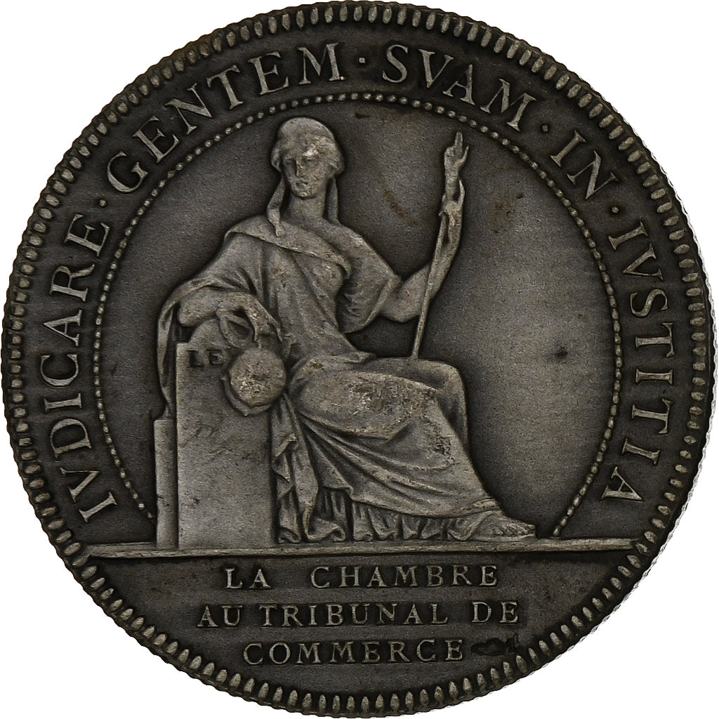 Francia, ficha, Chambre au Tribunal de Commerce, Nantes, Argento, Flan mat, SPL