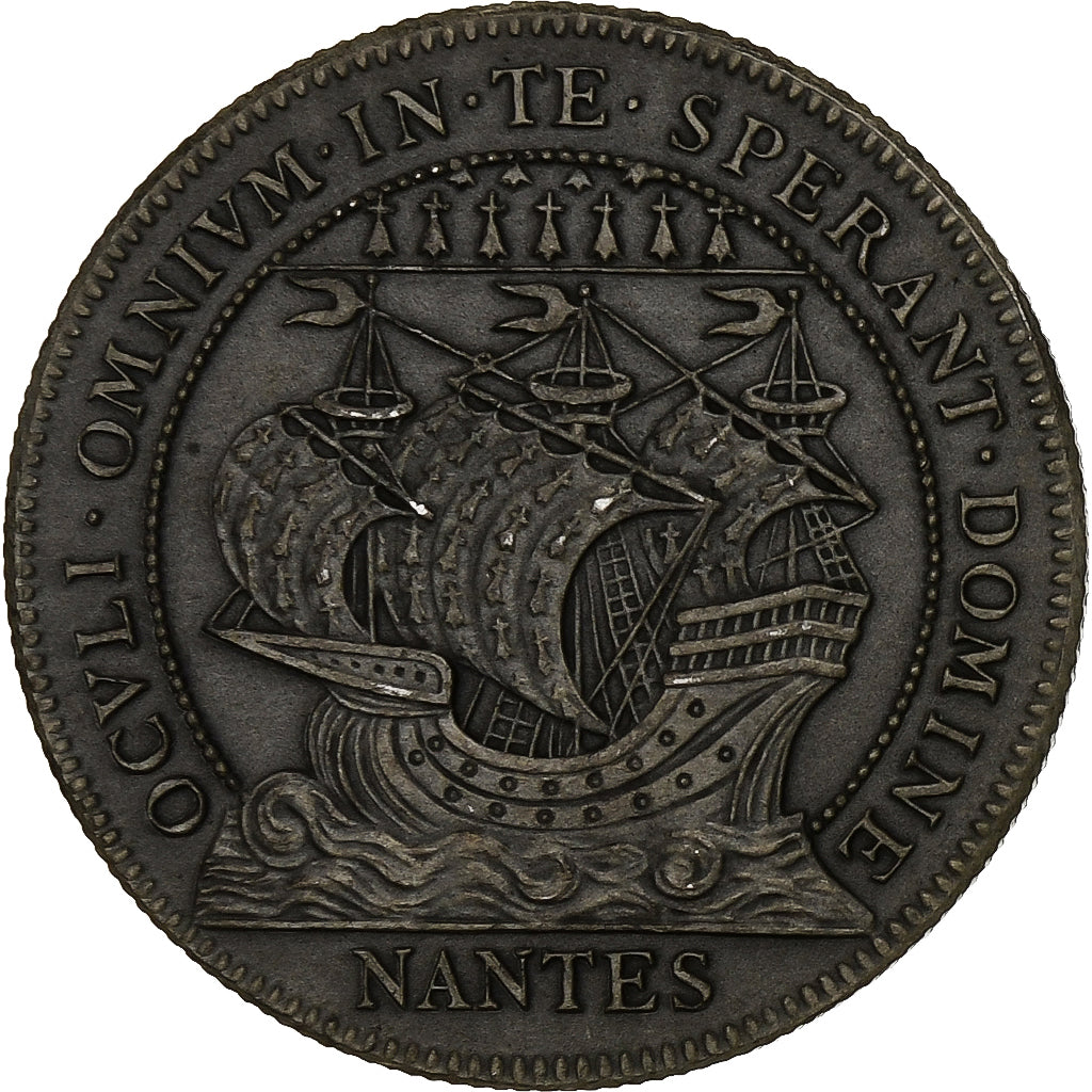 France, Jeton, Chambre au Tribunal de Commerce, Nantes, Argent, Flan mat, SUP+