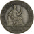 Francia, ficha, Chambre au Tribunal de Commerce, Nantes, Argento, Flan mat, SPL-
