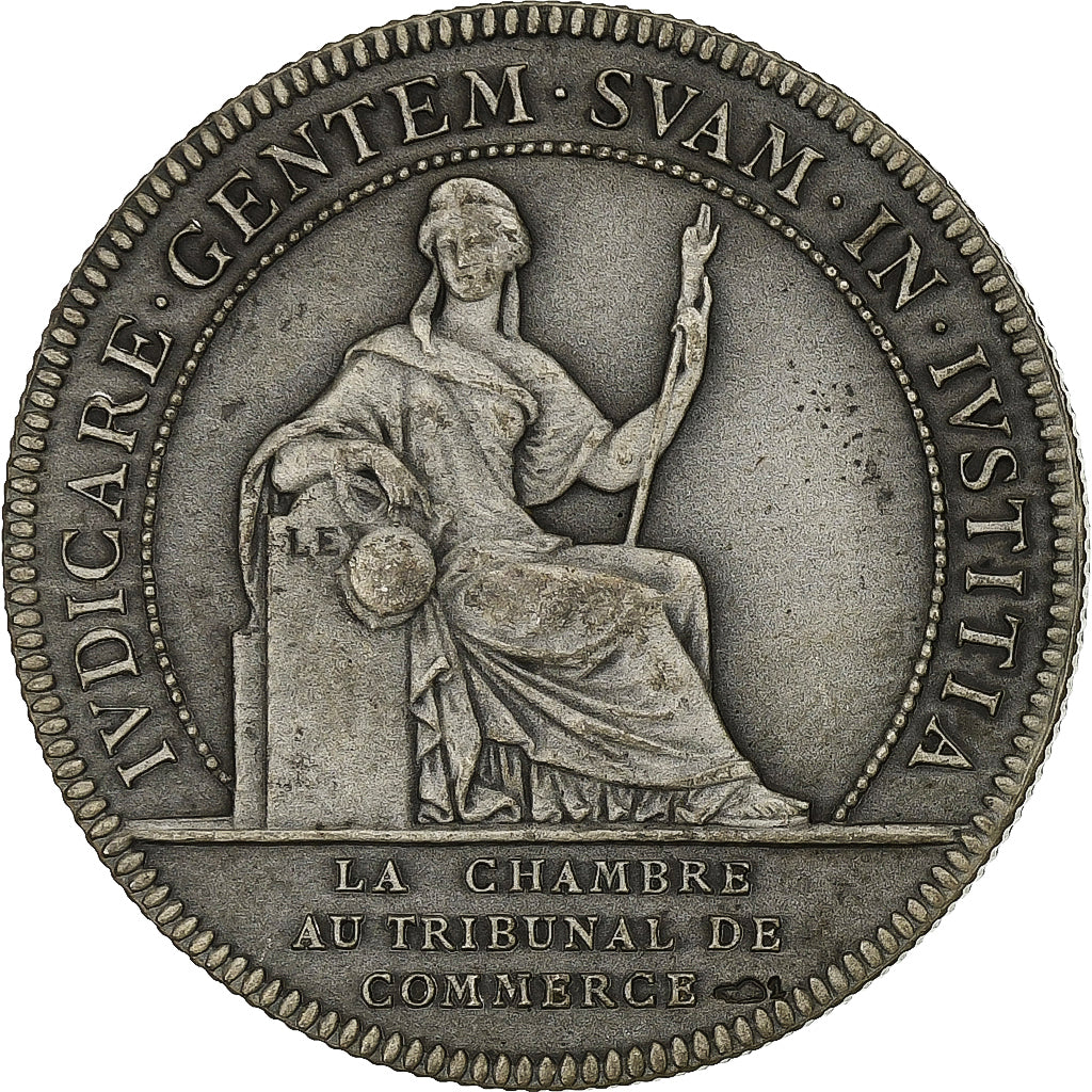 Frankreich, betaalpenning, Chambre au Tribunal de Commerce, Nantes, Silber, Flan