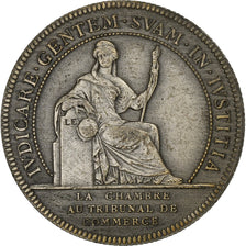 Francia, ficha, Chambre au Tribunal de Commerce, Nantes, Argento, Flan mat, SPL-
