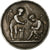 France, Medal, Naissance, Angelots, 1810, Silver, Denon / Andrieu, VF(30-35)