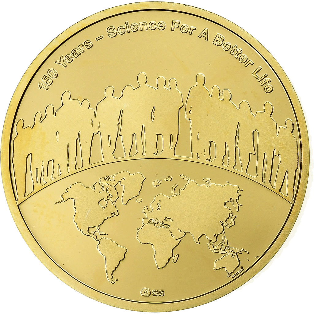 Austria, Medal, 150 Years - Science For a Better Life, 2013, Gold, MS(65-70)