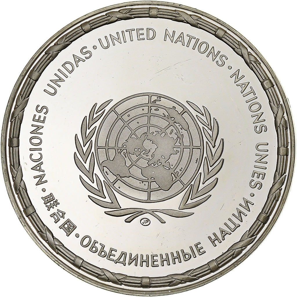 França, medalha, Nations Unies, Republica Dominicana, Prata, MS(64)