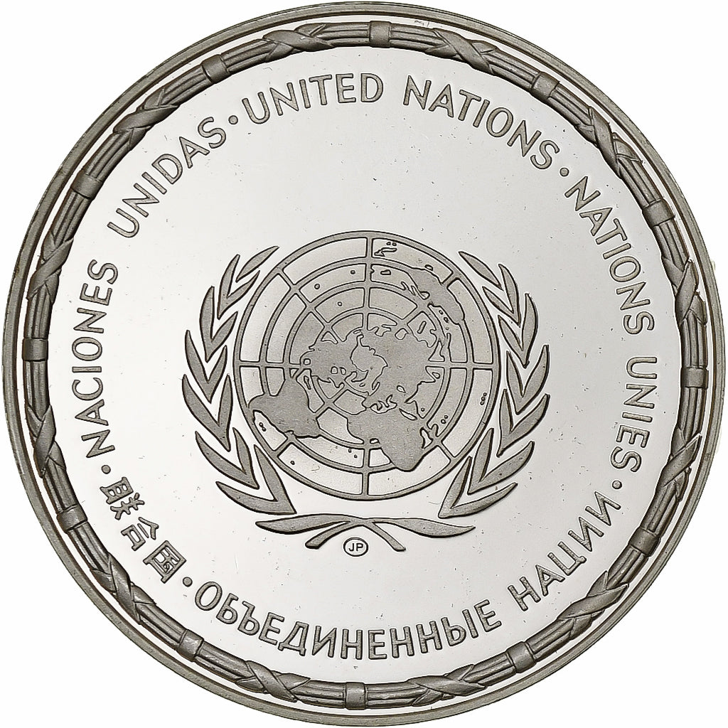 France, Medal, Nations Unies, Norvège, Silver, MS(64)