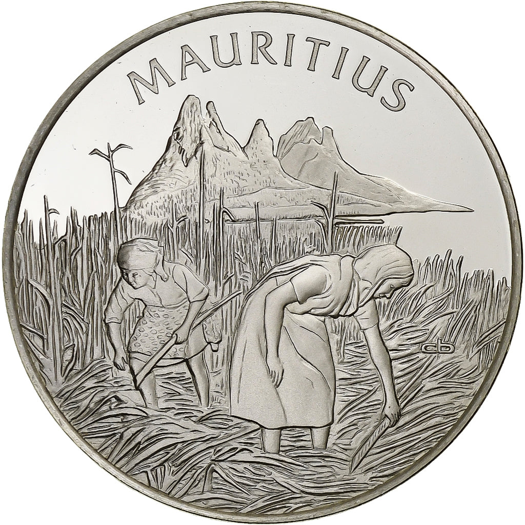 Frankreich, Medaille, Nations Unies, Mauritius, Silber, UNZ+