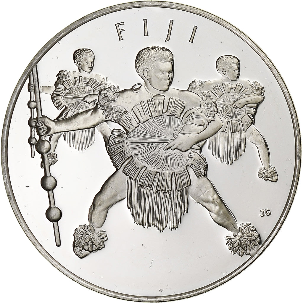 France, Medal, Nations Unies, Fiji, Silver, MS(64)