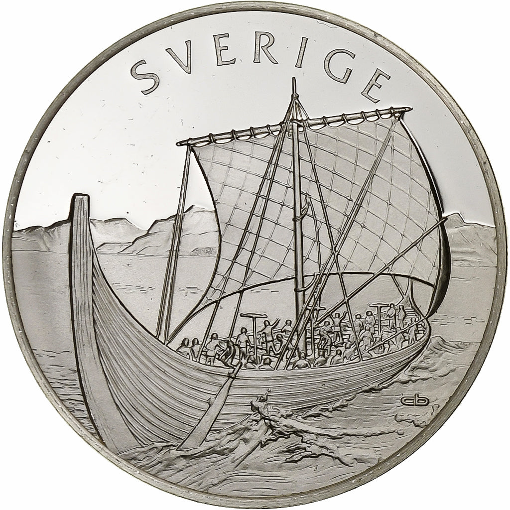 France, Medal, Nations Unies, Sverige, Silver, MS(64)