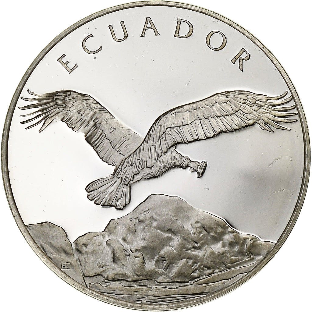 France, Médaille, Nations Unies, Ecuador, Argent, SPL+