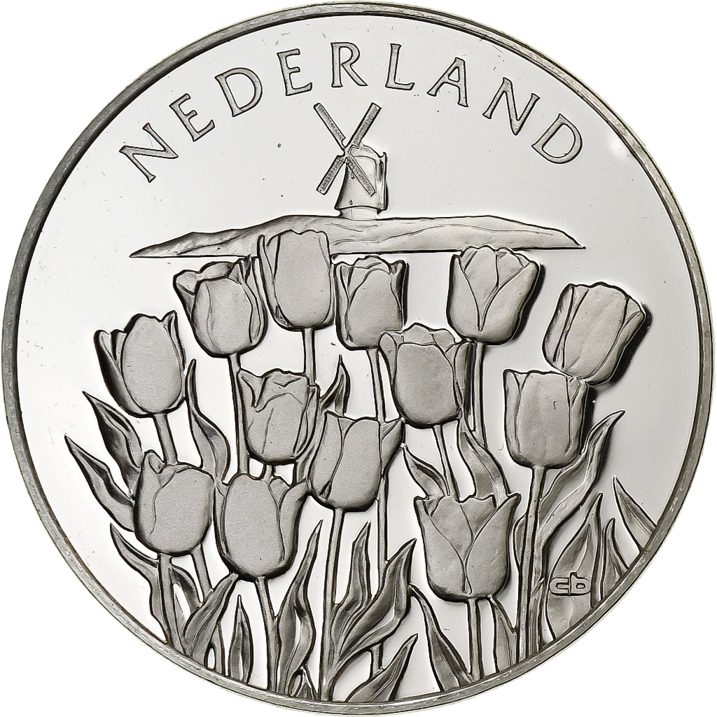 France, Medal, Nations Unies, Nederland, Silver, MS(64)