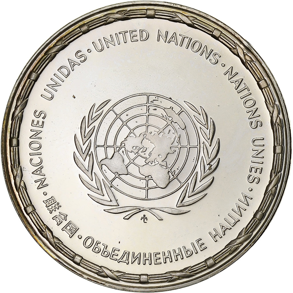 France, Medal, Nations Unies, Bahamas, Silver, MS(64)