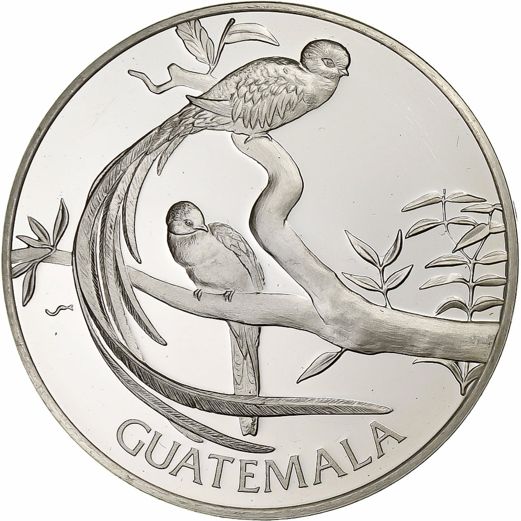 France, Medal, Nations Unies, Guatemala, Silver, MS(64)