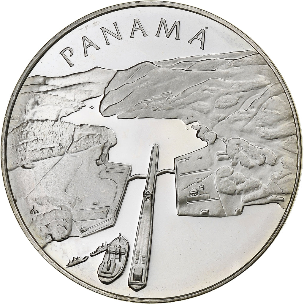 Frankreich, Medaille, Nations Unies, Panama, Silber, UNZ+