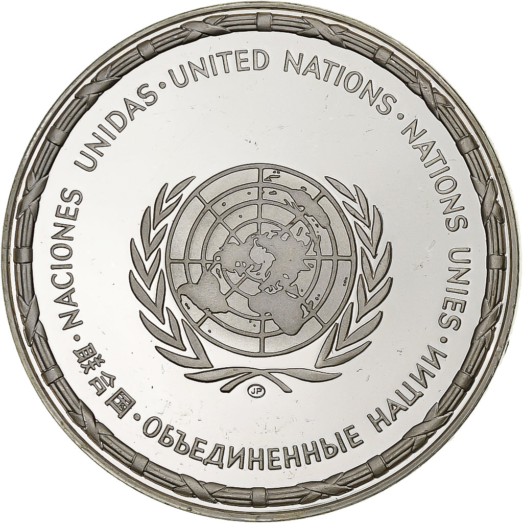 France, Medal, Nations Unies, Jamaica, Silver, MS(64)
