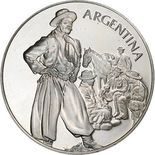 France, Medal, Nations Unies, Argentina, Silver, MS(64)