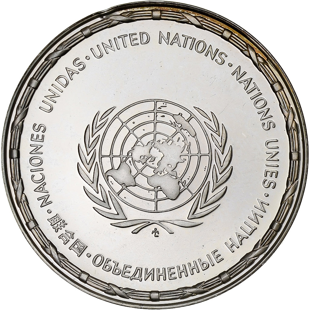 France, Medal, Nations Unies, Argentina, Silver, MS(64)