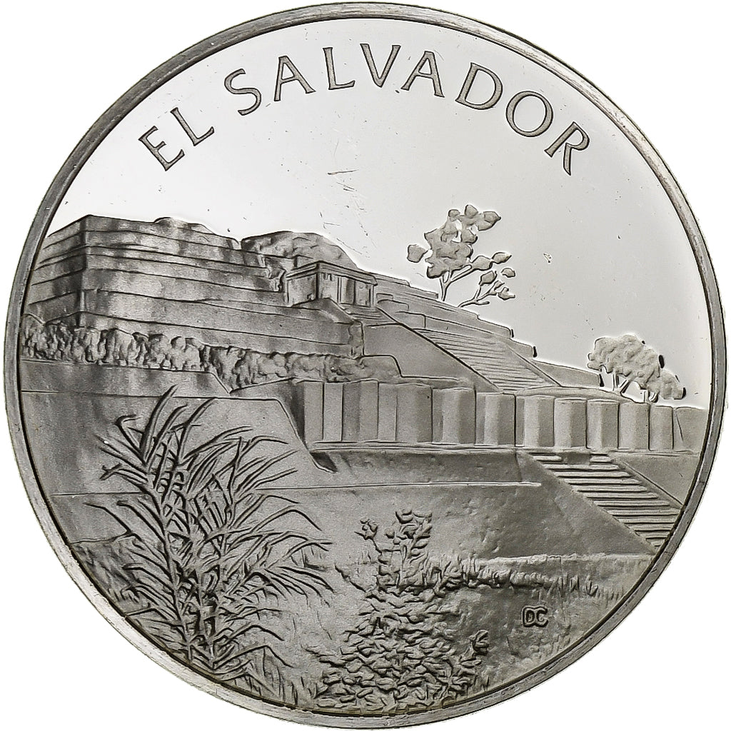 France, Medal, Nations Unies, El Salvador, Silver, MS(64)