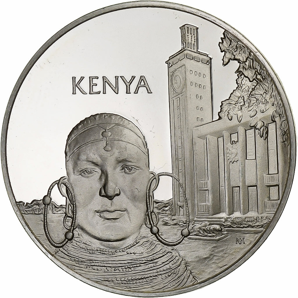 Francia, medaglia, Nations Unies, Kenya, Argento, SPL+
