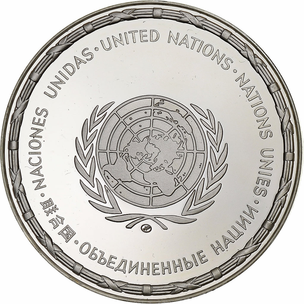 France, Medal, Nations Unies, Allemagne, Silver, MS(64)