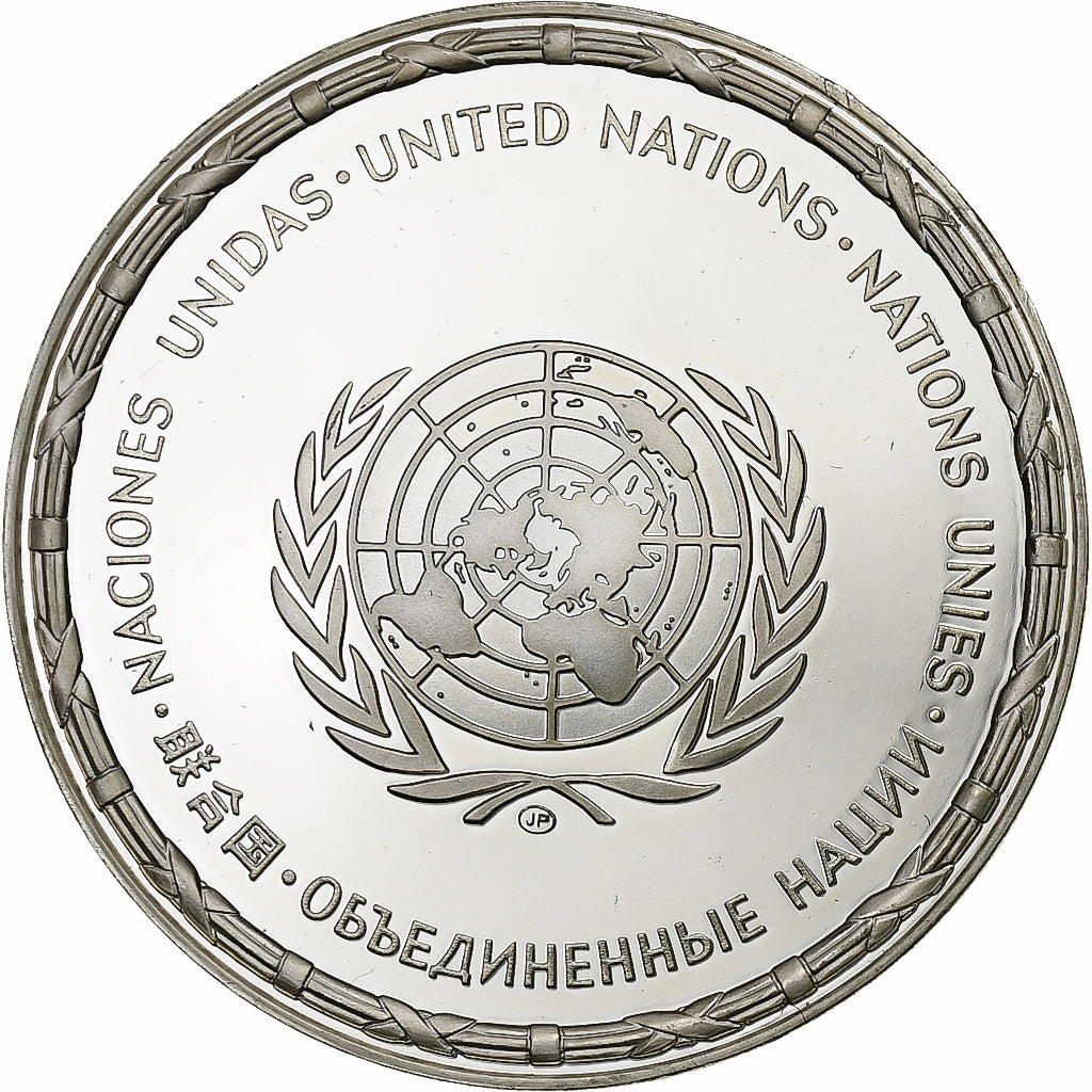 France, Medal, Nations Unies, Finlande, Silver, MS(64)