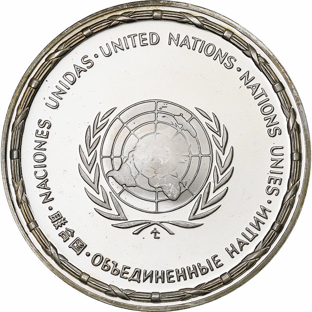 France, Medal, Nations Unies, Costa Rica, Silver, MS(64)