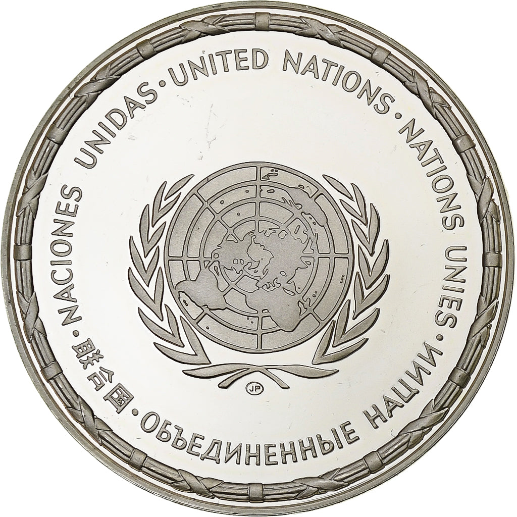 France, Medal, Nations Unies, Israel, Silver, MS(64)