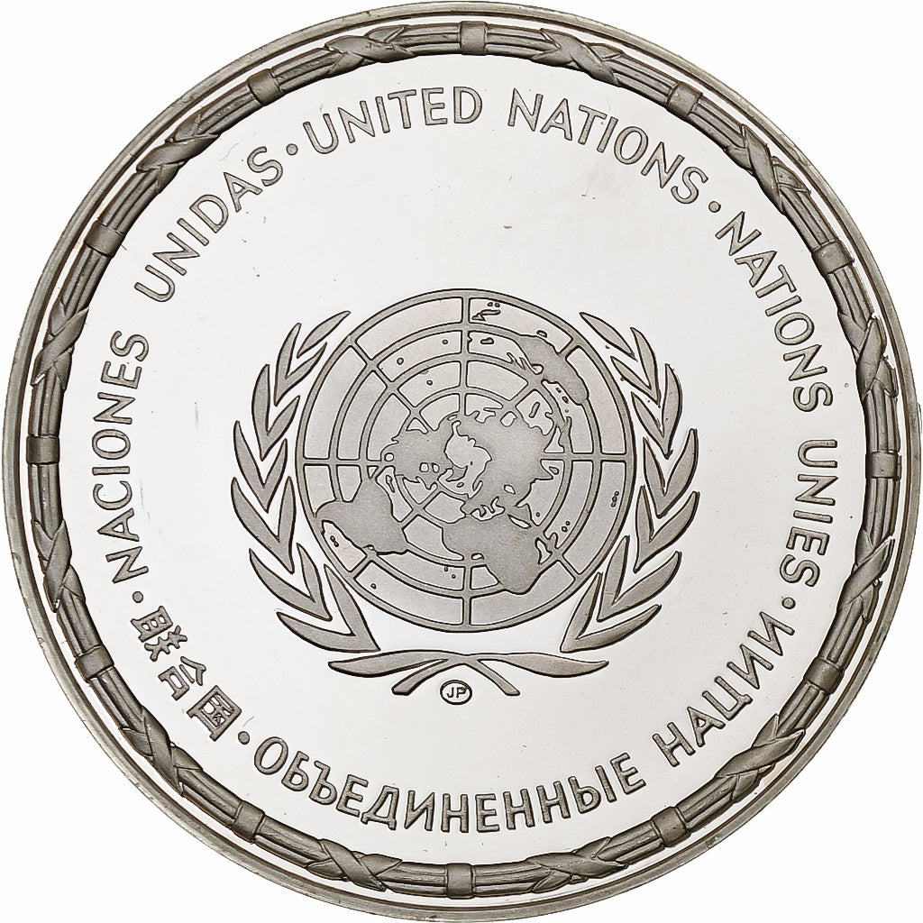 France, Medal, Nations Unies, Tunisie, Silver, MS(64)